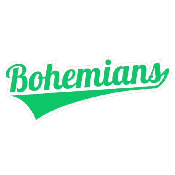 Nálepka Bohemians - zelená